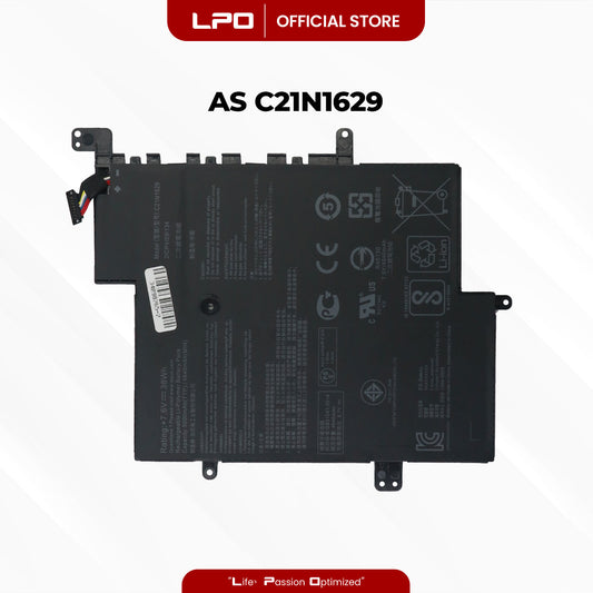 Laptop Battery C21N1629 Compatible with Asus VivoBook E12 E203MA E203MA-1A E203MAH E203MAH-1B E203NA E203NA-1E E203NAH E203NA-FD108TS X207NA X207NAH R207NA Series Notebook - LPO Laptop PC-Outlet