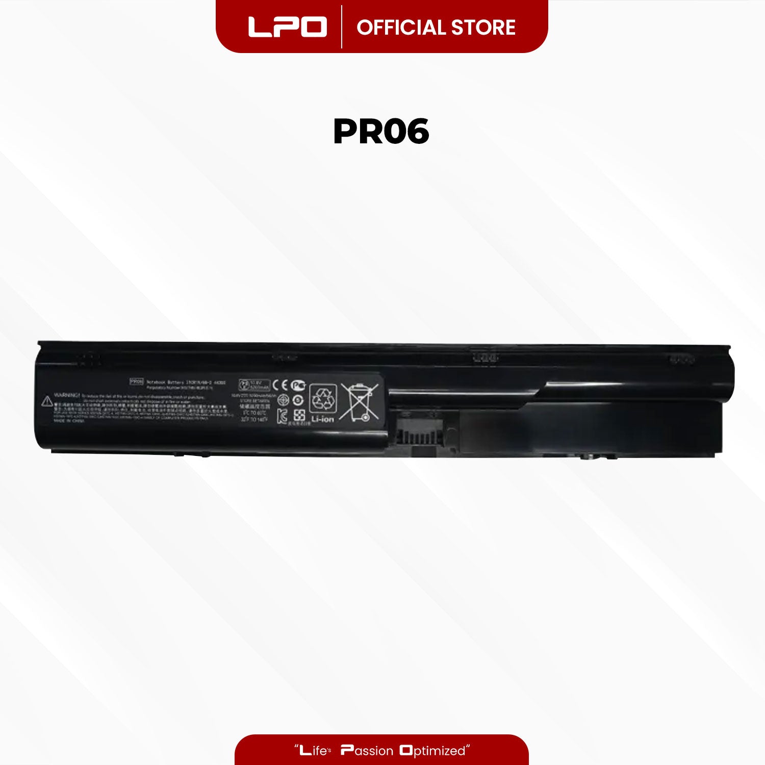 Laptop Battery PR06 Compatible with HP Probook 4330s 4331s 4430s 4431s 4435s 4530s