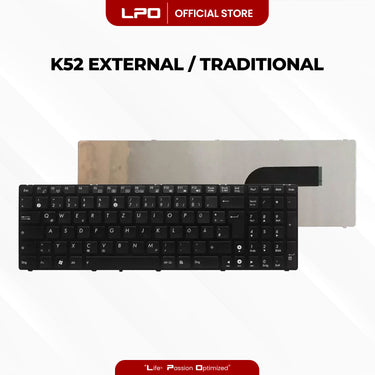 Laptop Keyboard ASUS K52 / K53 External / Traditional Black US Compatible with Asus K52N K52F K52J