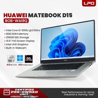 Pre owned Huawei MateBook D15 BOB-WAI9Q