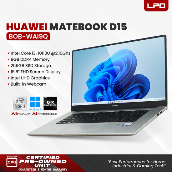 Pre owned Huawei MateBook D15 BOB-WAI9Q