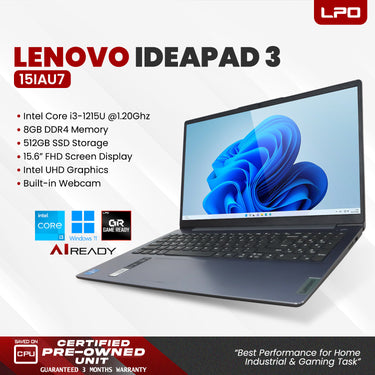 Pre owned Lenovo IdeaPad 3 15IAU7