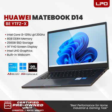 Pre owned Huawei MateBook D14 BE YTFZ-X