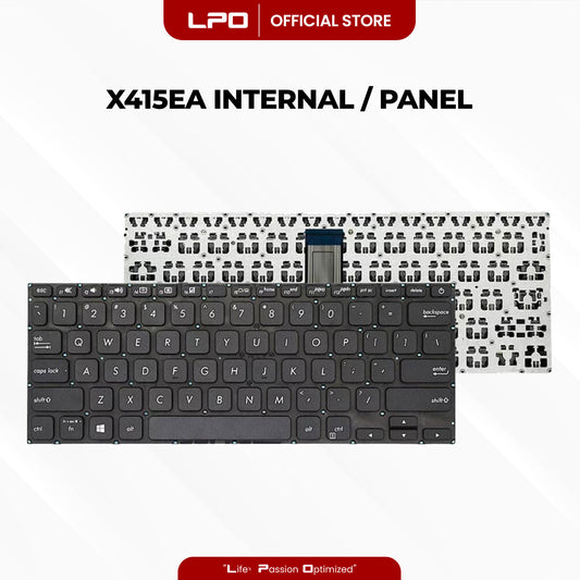 Laptop Keyboard ASUS X415EA Internal / Panel Black US Compatible with Asus Vivobook X415 X415ep