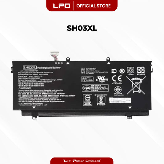 Laptop Battery SH03XL Compatible with HP Spectre x360 13-w000 13-w002ng 13-w003ng 13-w031ng 13-w033ng 13-w034ng 13-w020tu 13-w021tu 13-w021tu 13-w022tu 13-w023dx, 13-ac000 13-ac015tu 13-ac013tu 13-ac033dx notebook
