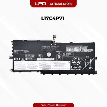 Laptop Battery L17C4P71 Compatible with Lenovo X1 Yoga 3rd Gen 2018 Series L17C4P71 L17M4P71 01AV474 01AV475