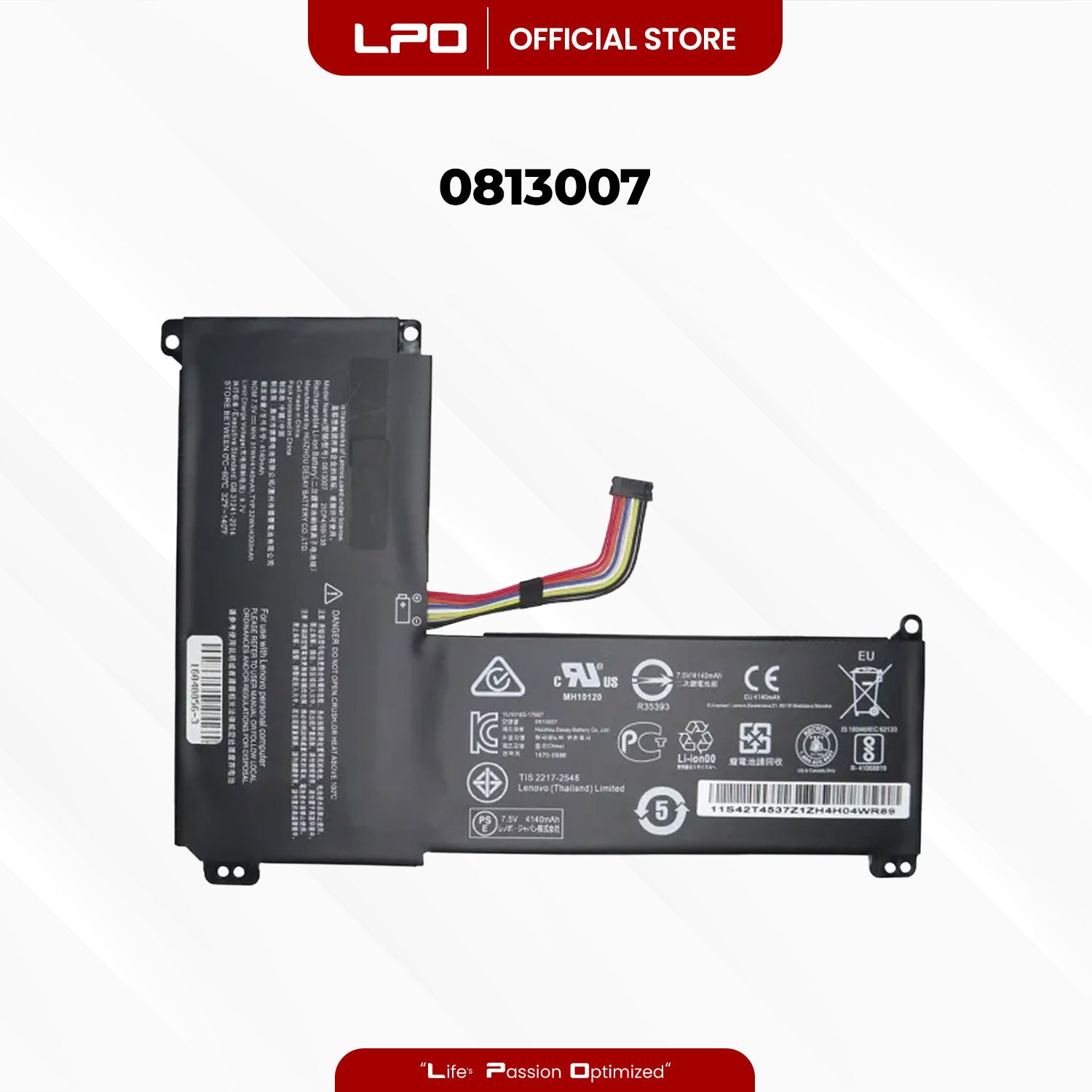 Laptop Battery 0813007 Compatible with Lenovo Ideapad 120S-14, 120S-14IAP, 120S-14IAP (81A5) Series