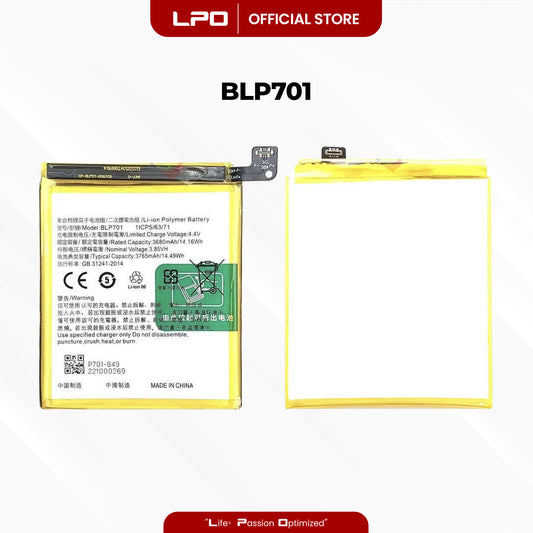 Cellphone Battery	Oppo Reno 2019 BLP701 Compatible with Oppo Reno 2019, PCAM00, PCAT00, CPH1917