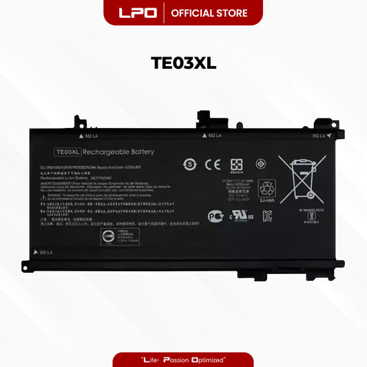 Laptop Battery TE03XL Compatible with HP Omen 15-ax000:(15-ax000~15-ax099);HP Pavilion 15-BC000 Series