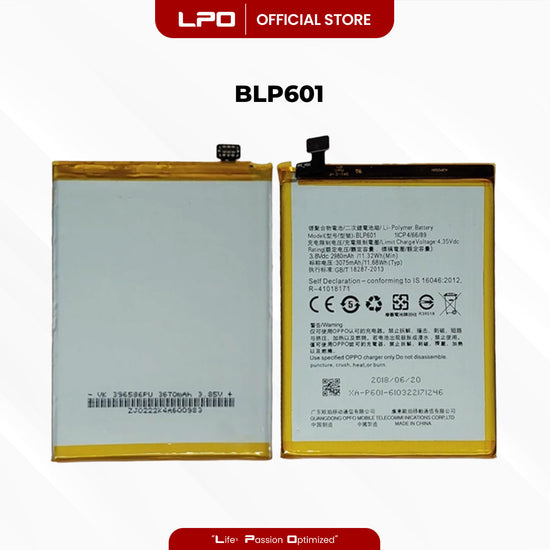 Cellphone Battery	Oppo F1s 2016 BLP601 Compatible with Oppo A53, A59, A1601 - LPO Laptop PC-Outlet