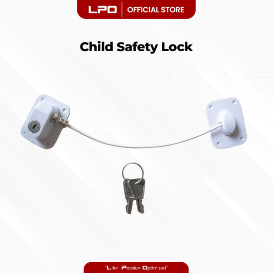 Multifunctional Child Safety Locks Baby Proof Strong Adhesive Guard Lock with Keys For Fridge, Cabinets, Drawers, Windows