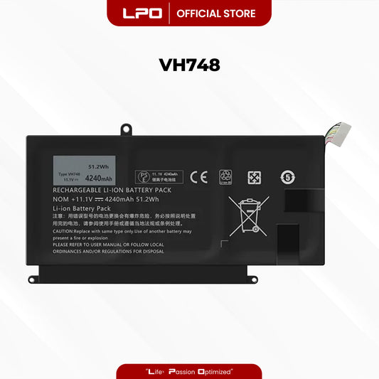 Laptop Battery VH748 Compatible with Dell Vostro 5460 Series, Vostro 5470 Series, Inspiron 14 5439 Series