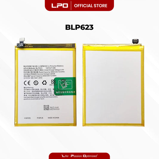 Cellphone Battery	Oppo F3 Plus 2017 BLP623 Compatible with CPH1613 - LPO Laptop PC-Outlet