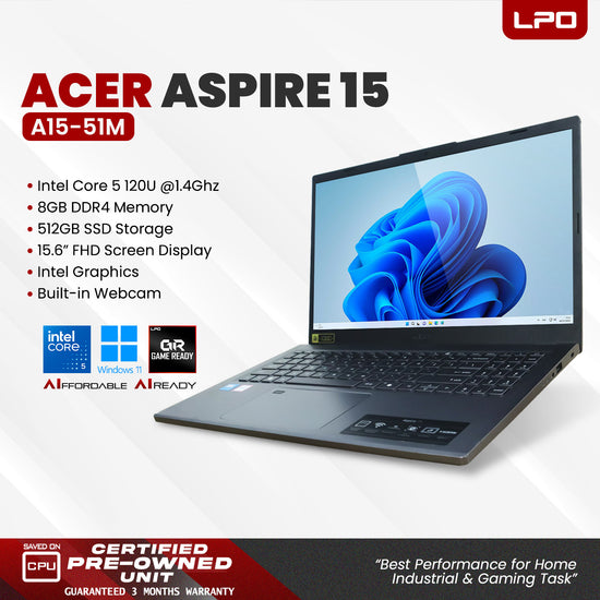 Pre owned Acer Aspire 15 A15-51M