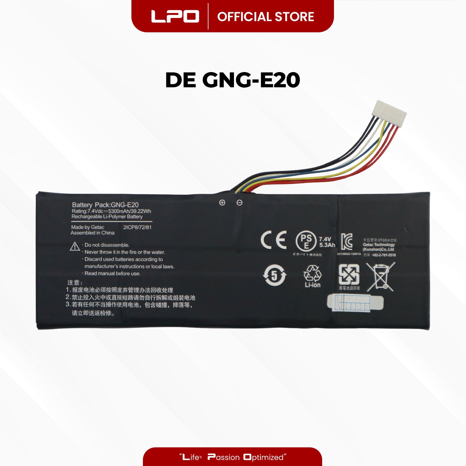 Laptop Battery GNG-E20 Compatible with Gigabyte P34 V2