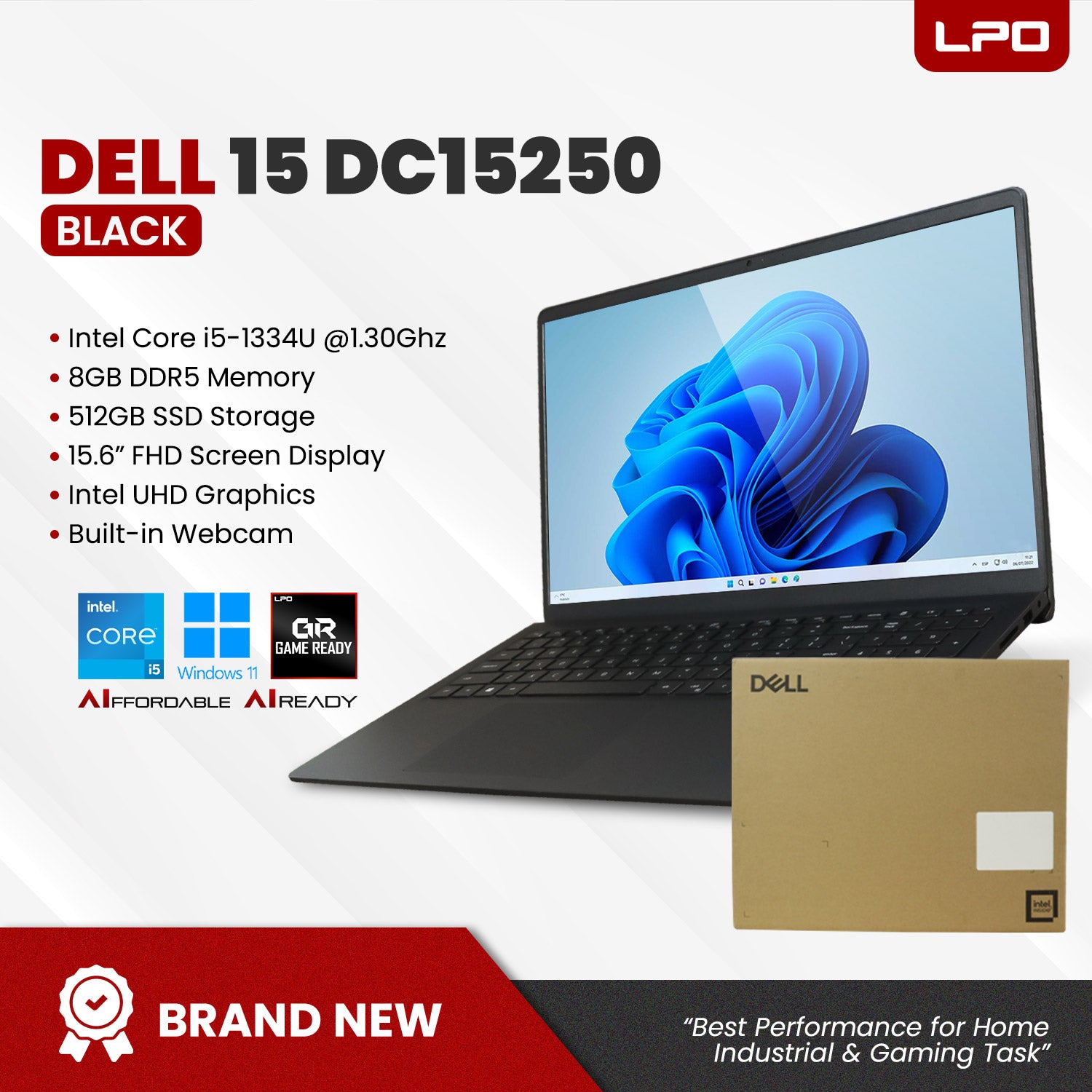 Brand New Dell 15 DC15250