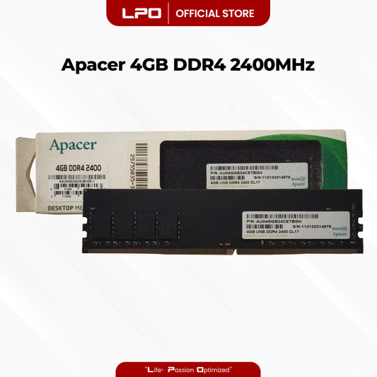 Apacer 4GB DDR4 2400MHz DIMM for Desktop RAM
