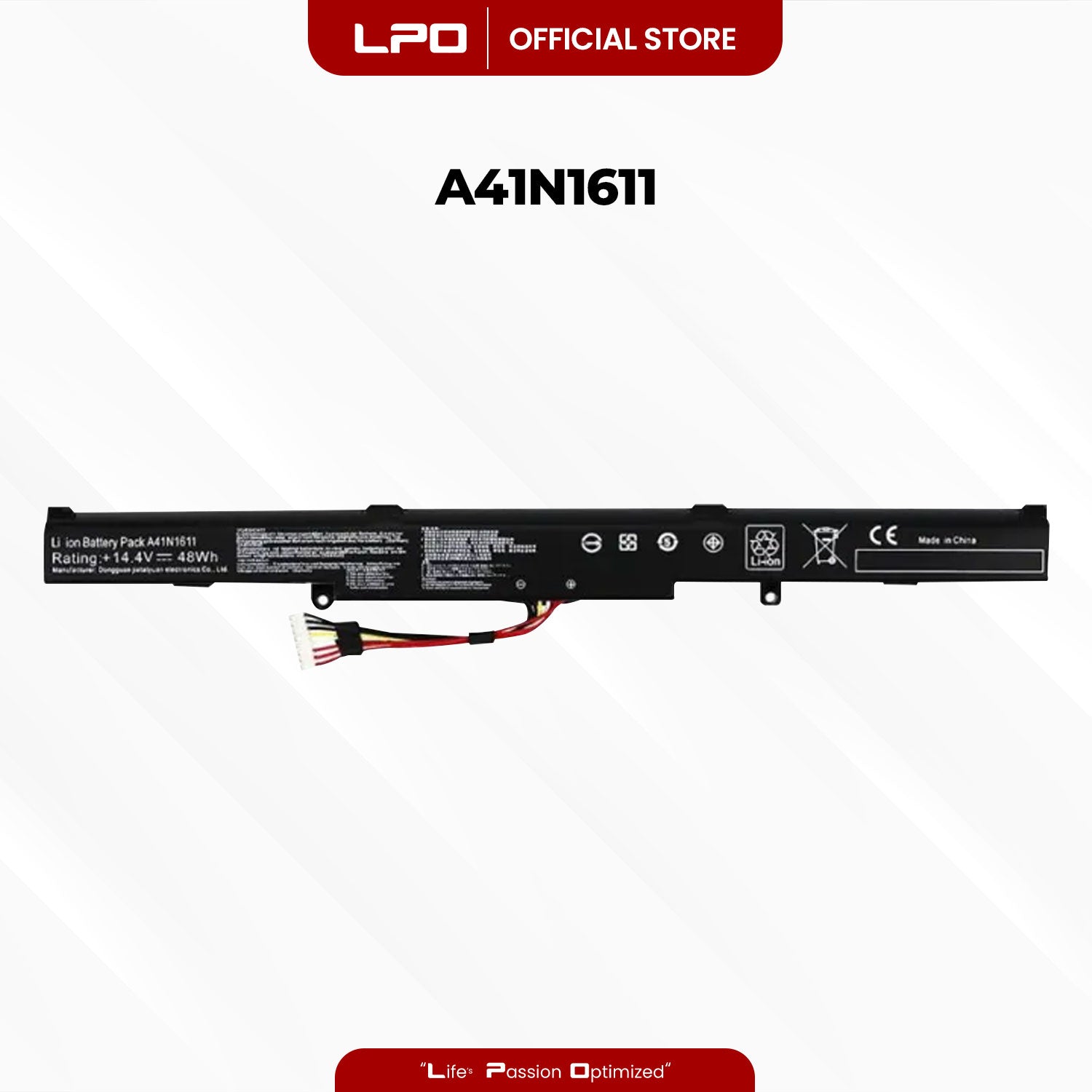 Laptop Battery A41N1611 Compatible with Asus GL553VD GL553VD-1A GL553VD-1B GL553VD-2B