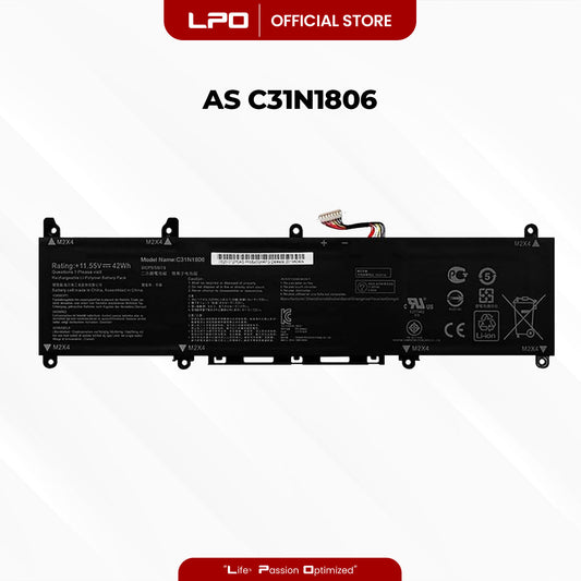 Laptop Battery C31N1806 Compatible with Asus VivoBook S13 X330UA X330UN X330FA - LPO Laptop PC-Outlet