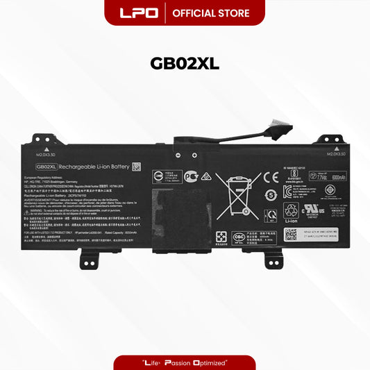Laptop Battery GB02XL Compatible with HP Chromebook x360 11 G2 EE Series - LPO Laptop PC-Outlet