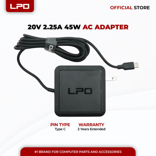 Laptop Charger Lenovo 20V 2.25A 45W Type C Compatible with Lenovo ThinkPad 13 20GJ 20GK 20J1 20J2 2nd Gen Chromebook