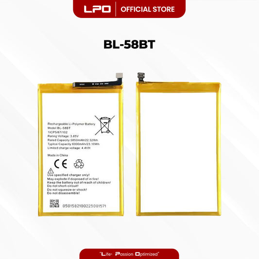 Cellphone Battery Tecno Pova 4 2022 BL-58BT Compatible with Tecno Pova, Pouvoir 4 Pro - LPO Laptop PC-Outlet