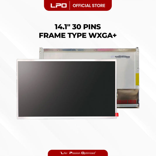 Laptop LCD Screen 14.1" 30 Pins Frame Type Top Bracket WXGA+ 1440 x 900 60Hz Compatible with LTN141AT16 B141EW05 V.5 LP141WX5 TP P1