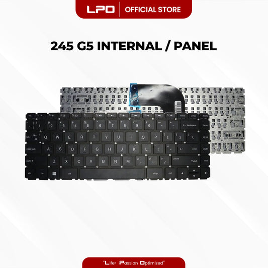 Laptop Keyboard HP 245 G5 Internal / Panel Black US Compatible with HP 240 G4, 240 G5, 245 G4