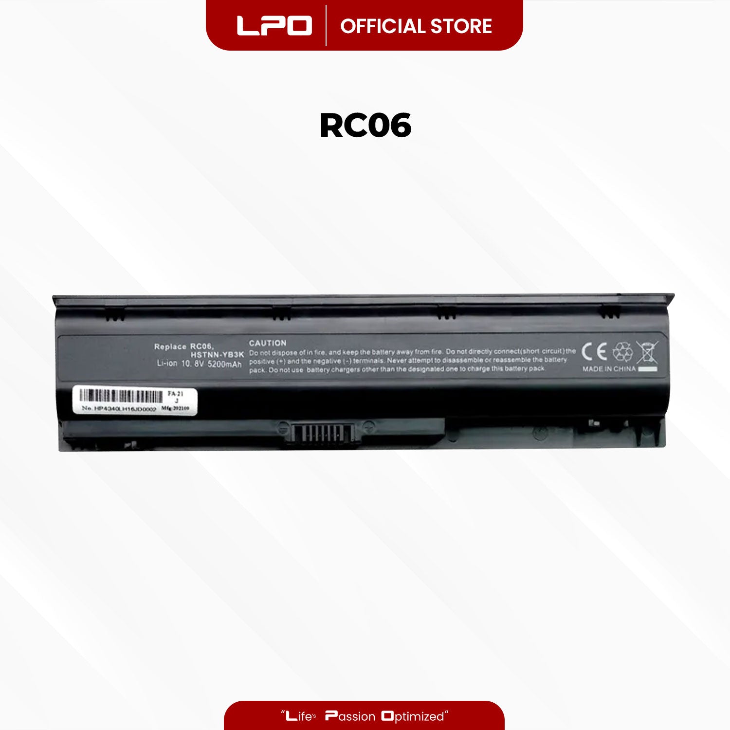 Laptop Battery RC06 Compatible with HP ProBook 4340s ProBook 4341s 668811-541 668811-851