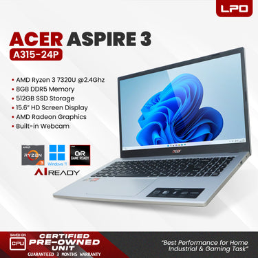 Pre owned Acer Aspire 3 A315-24P