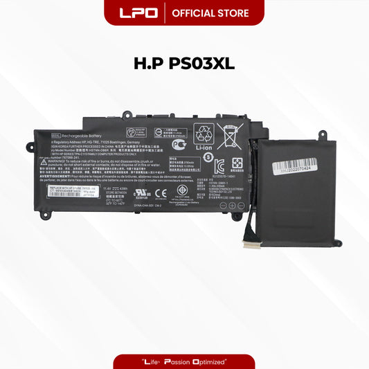 Laptop Battery PS03XL Compatible with HP Pavilion X360, X360 310, X360 310 G1, Stream 11 X360 Series - LPO Laptop PC-Outlet