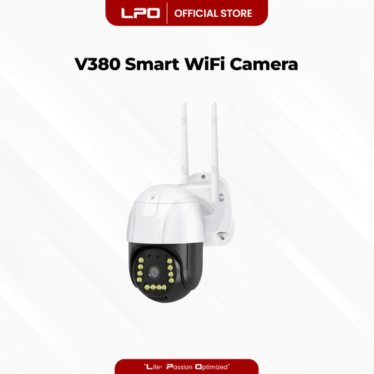 V380 Pro C18PROX-H Smart CCTV Wifi Dome Camera Wireless Connectivity with Two-way Audio, Day/Night Vision, Auto Tracking