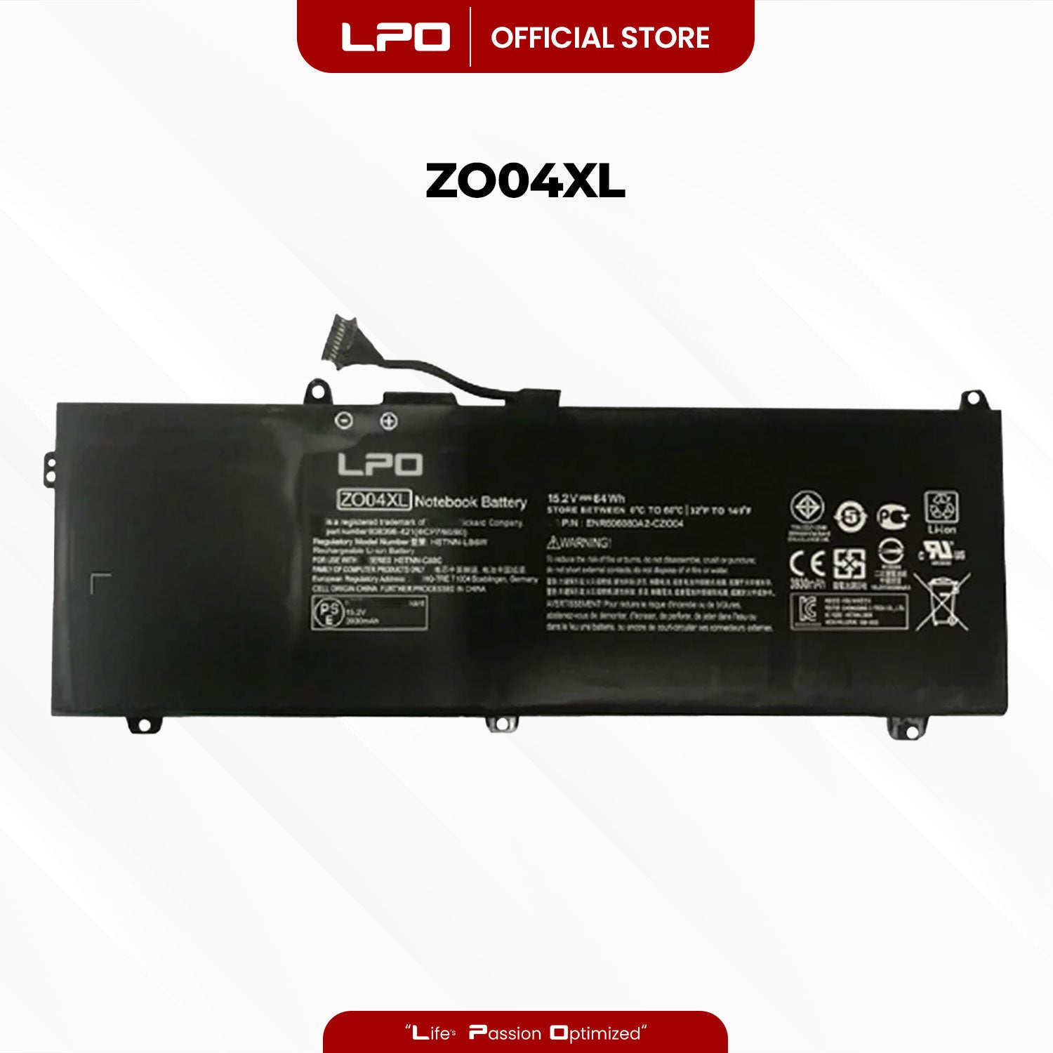 Laptop Battery ZO04XL Compatible with HP ZBook Studio G4, G3