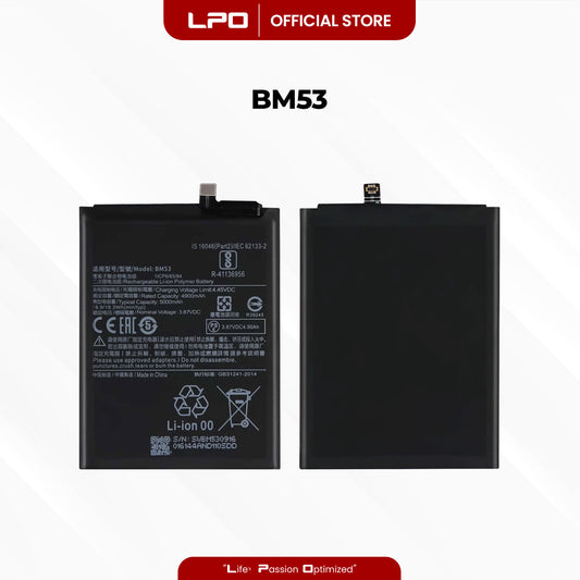 Cellphone Battery Xiaomi Mi 10T 5G 2020 BM53 Compatible with M2007J3SY, Xiaomi Mi 10T Pro 5G 2020 - LPO Laptop PC-Outlet