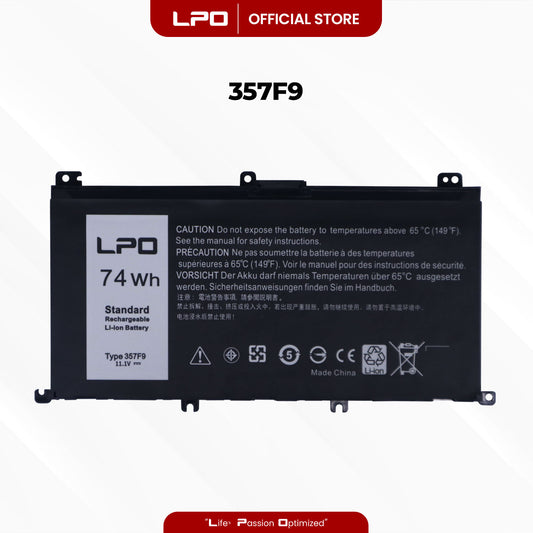 Laptop Battery 357F9 Compatible with Dell Inspiron 15 5577 7557 7559 7566 7567 Series - LPO Laptop PC-Outlet
