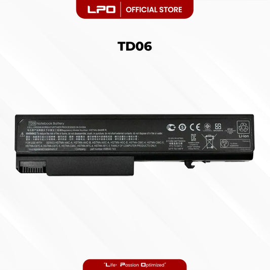 Laptop Battery TD06 Compatible with HP ProBook 6440b 6545b 6550b 8440P HSTNN-C68C