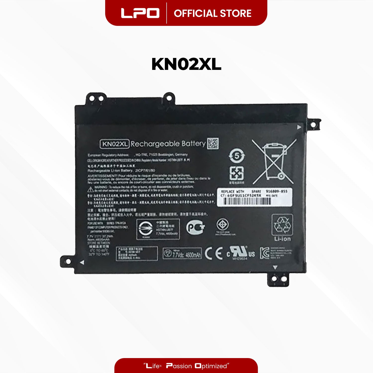 Laptop Battery KN02XL Compatible with HP Pavilion X360 11-AD Series