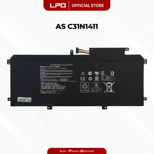 Laptop Battery C31N1411 Compatible with Asus ZenBook UX305 UX305F UX305FA UX305C - LPO Laptop PC-Outlet