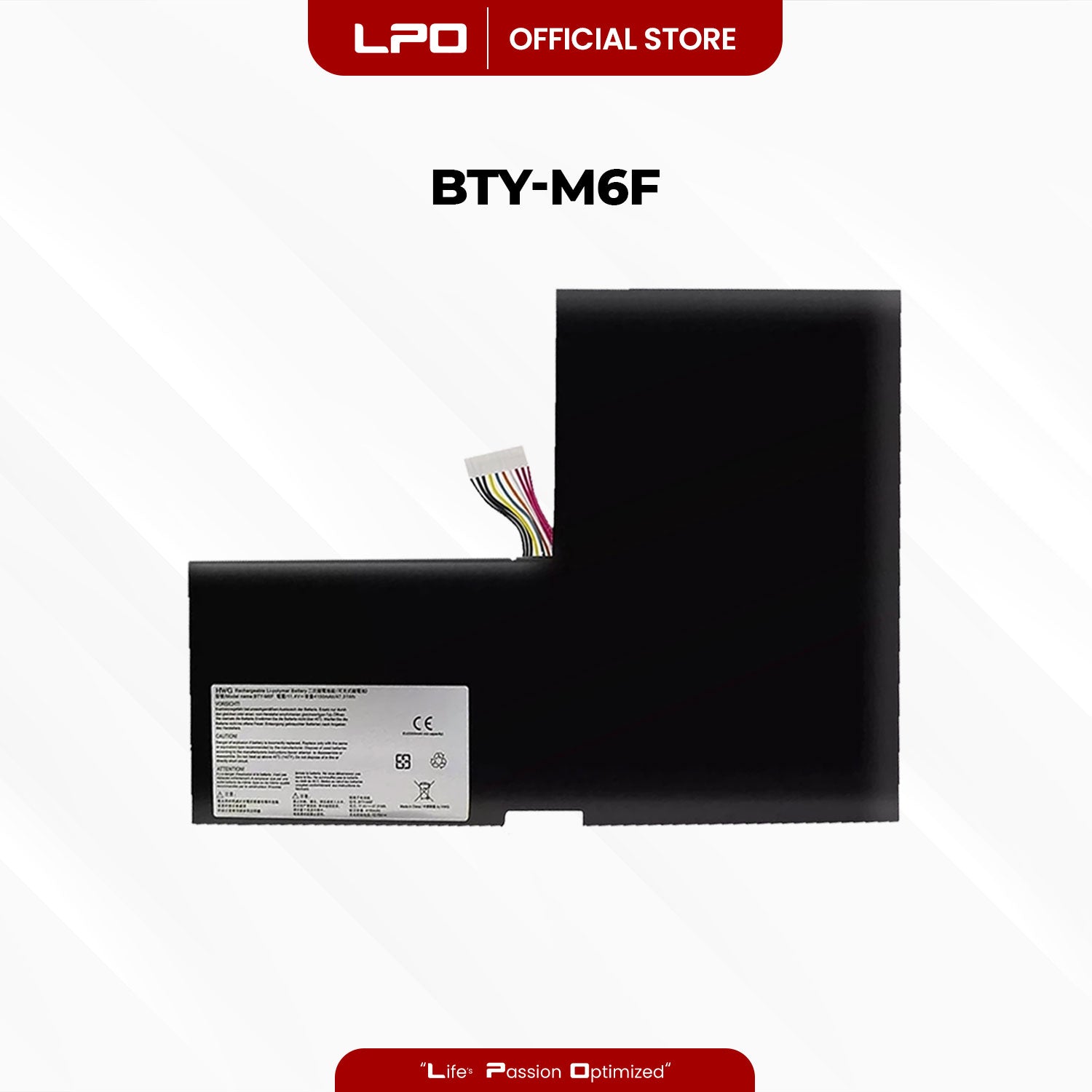 Laptop Battery BTY-M6F Compatible with MSI 16H2, MSI GS60, GS60 2PC-010CN, GS60 2PC-279XCN