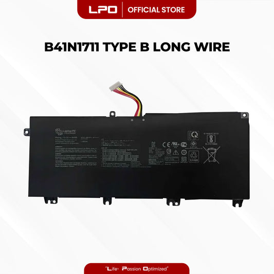 Laptop Battery B41N1711 TYPE B LONG WIRE Compatible with Asus TUF Gaming FX705DT-AU068T