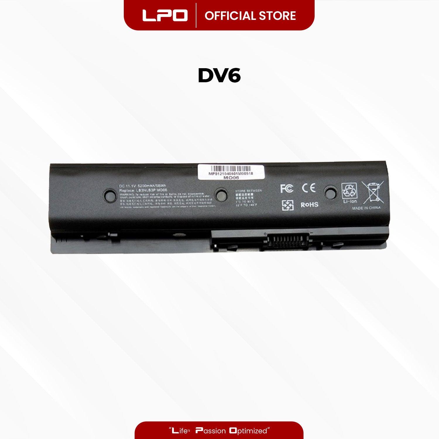 Laptop Battery DV6 MO06 Compatible with HP MO09 DV6-7000 DV7-7000 M6-1000 Series
