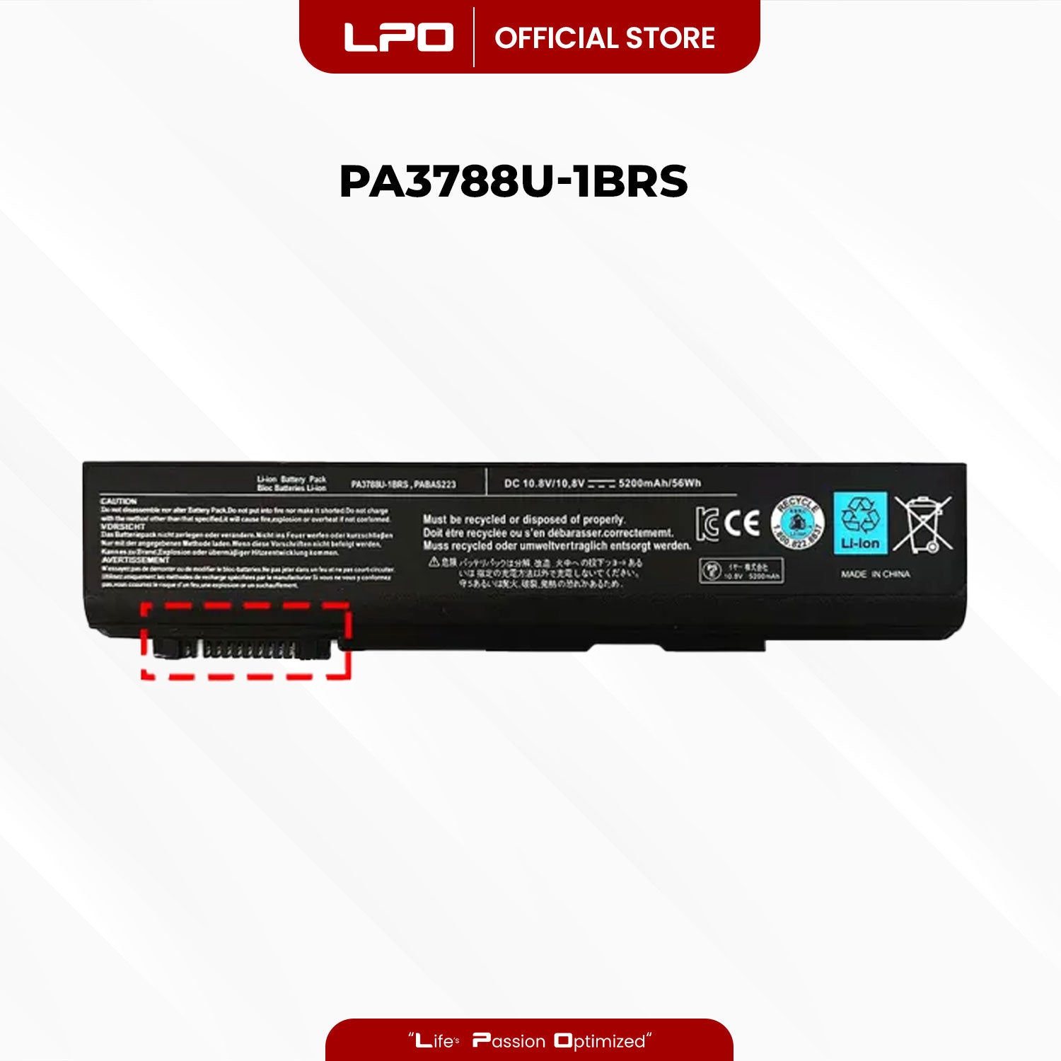 Laptop Battery PA3788U-1BRS Compatible with Toshiba DYNABOOK SATELLITE B550/B