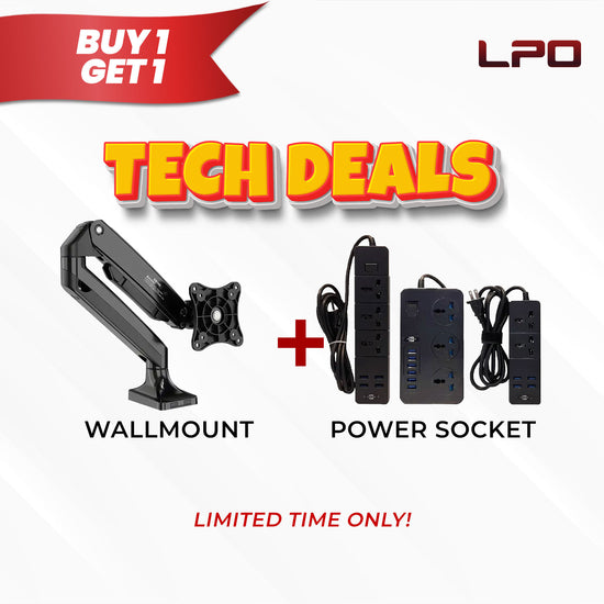 Exclusive Tech Deals Promo: Buy 1 Wall Mount, and Get a FREE Power Socket