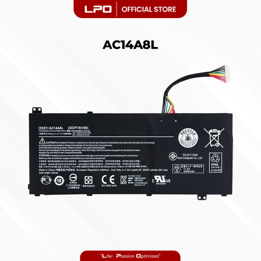 Laptop Battery AC14A8L Compatible with Acer Aspire V15 Nitro VN7-571 / VN7-571G