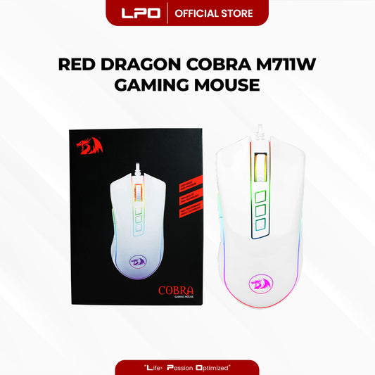 Redragon Cobra M711W Gaming Mouse RGB Colored Backlit Wired Mouse For PC Laptop Computer