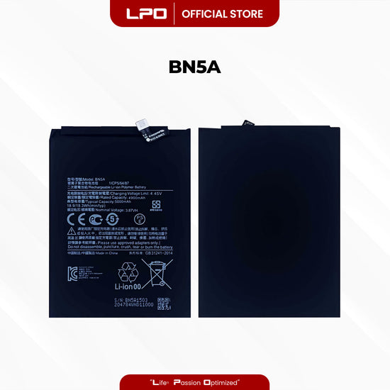 Cellphone Battery Xiaomi Redmi Note 10 5G 2021 BN5A Compatible with Xiaomi Poco M3 Pro 5G, Redmi 10 - LPO Laptop PC-Outlet