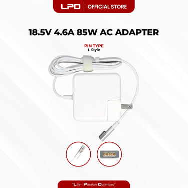 Laptop Charger MacBook 18.5V 4.6A 85W L Style Compatible with 15- and 17-inch MacBook Pro A1222 A1290 A1343