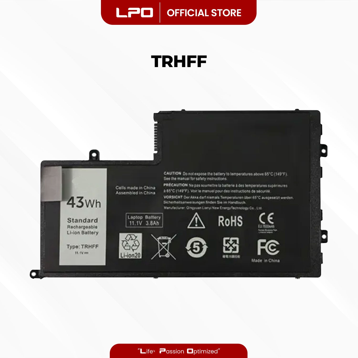 Laptop Battery TRHFF Compatible with Dell Inspiron 14-5445 Dell Inspir ...