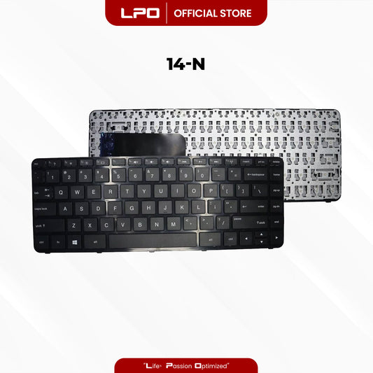 Laptop Keyboard HP 14-N External / Traditional Black US Compatible with HP Pavilion 14N, 14-N000, 14N063TX
