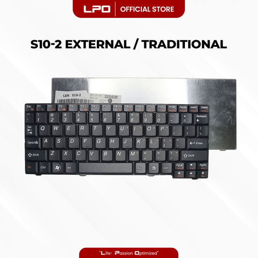 Laptop Keyboard LENOVO S10-2 External / Traditional Black US Compatible with Lenovo ideapad S10-2 S10-2C S10-3C S11 S100C 20027